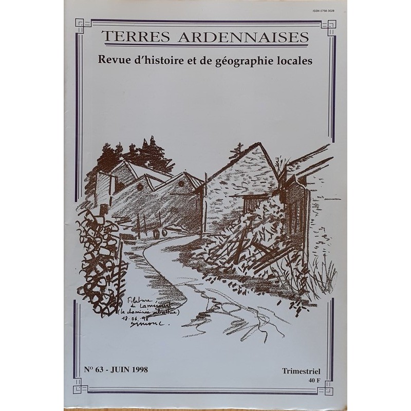 Terres Ardennaises n°63 - Juin 1998