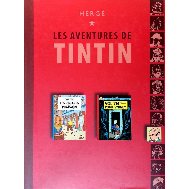 Hergé - Les aventures de Tintin : Les cigares du Pharaon / Vol 714 pour Sydney (Album double)