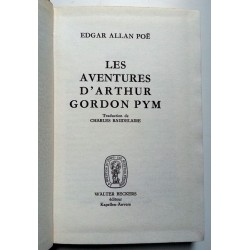 Edgar Allan Poë - Les aventures d'Arthur Gordon Pym