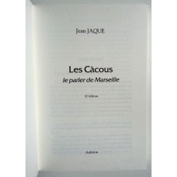 Jean Jaque - Les Càcous, le parler de Marseille