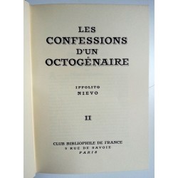 Ippolito Nievo - Les confessions d'un octogénaire, Tome 2