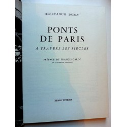 Henry-Louis Dubly - Ponts de Paris à travers les siècles