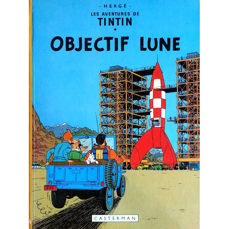 Hergé - Les aventures de Tintin - Objectif Lune 1953 Tr…