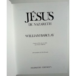 William Barclay - Jésus de Nazareth