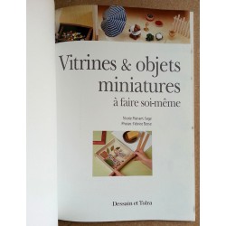 Nicole Plaisant-Sage - Vitrines & objets miniatures à faire soi-même
