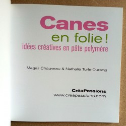 Magali Chauveau et Nathalie Turle-Durang - Canes en folie ! Idées créatives en pâte polymère