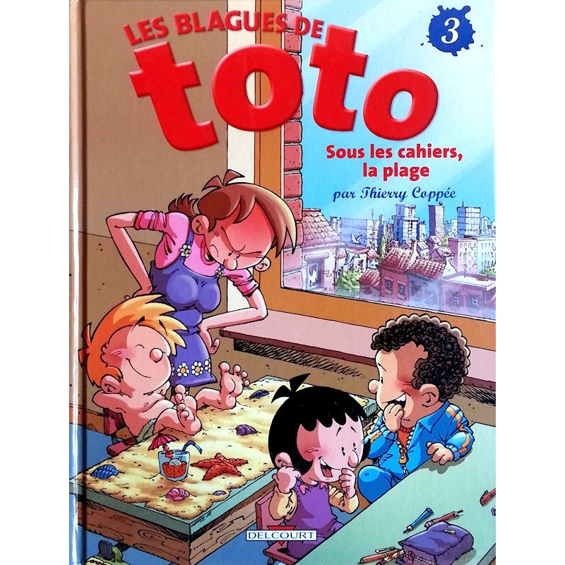 Thierry Coppé - Les blagues de Toto, Tome 3 : Sous les cahiers, la plage