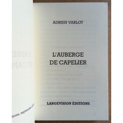 Adrien Varloy - L'auberge de Capelier