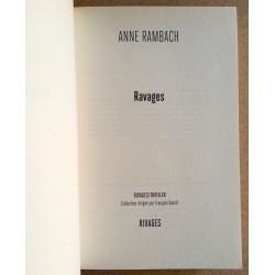 Anne Rambach - Ravages